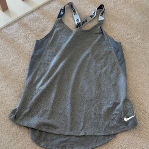 Nike Women's Heather Gray Tank Top